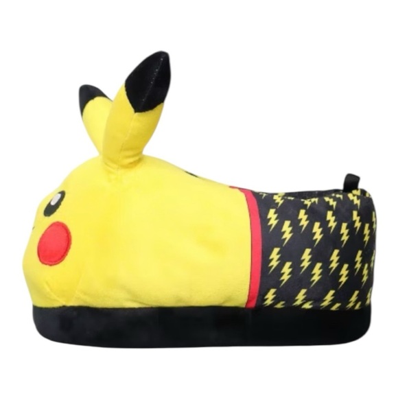 🎄CHRISTMAS GIFTS🎄 NWT-POKÉMON PIKACHU PLUSH SLIPPERS-SIZE KIDS 2/3 - Picture 2 of 5